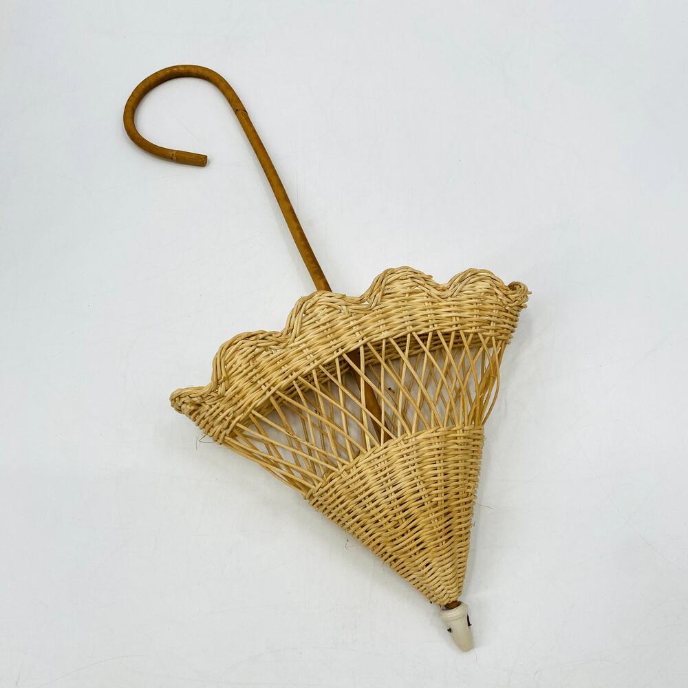 Rattan Umbrella Decor